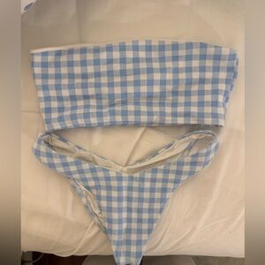 Frankie’s bikinis gingham bikini set